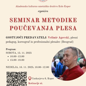 Seminar metodike poučevanje plesa